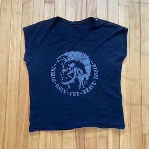 Diesel Brave Only The Only Graphic T Shirt Black